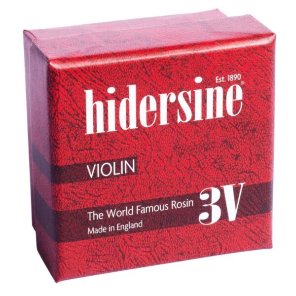 Hidersine 3V Violin Rosin | Light Amber | Medium Cake- Hard