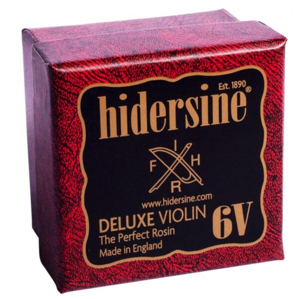 Hidersine Deluxe 6V Violin Rosin | Premium Dark Rosin- Soft