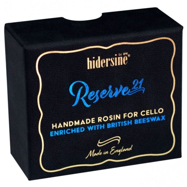 Hidersine Reserve21 Dark Cello Rosin with British Beeswax