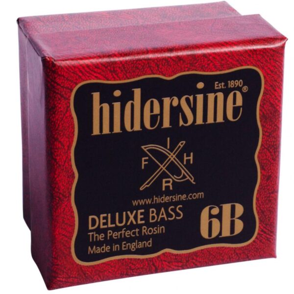 Hidersine 6B Double Bass Rosin |Dark Deluxe – All Weather | Large Size