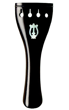 Marcato French Model Ebony Full-Size Violin Tailpiece Ebony | Inlaid