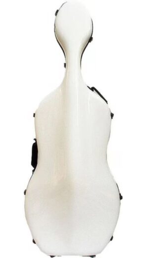 Martini Cello Case 4/4 | Carbon Fibre light weight case | White