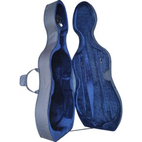 Martini Cello Case | Full Size | Hard Foam | with Wheels | Black