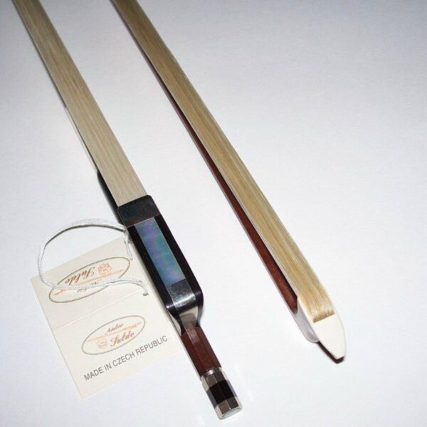 Saldo Viola Bow | Full Size |Czech Made | 71 grms | Ebony Frog | MOP