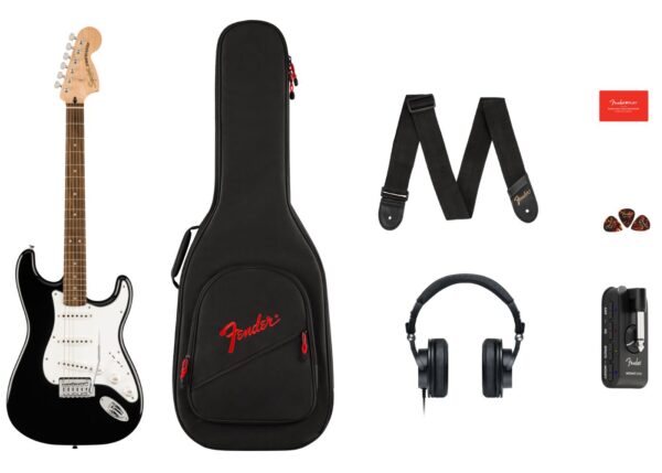 Squier Affinity Series Stratocaster Mustang  Micro Pack | Black