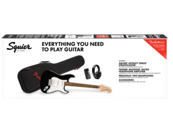 Squier Affinity Series Stratocaster Mustang  Micro Pack | Black