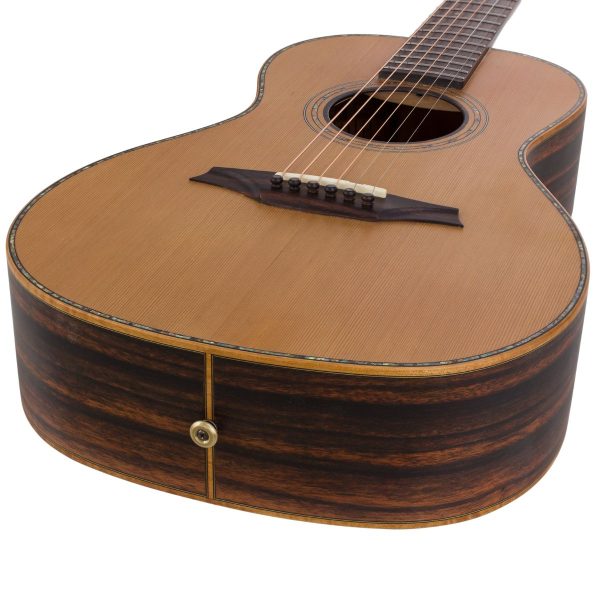 Bromo BAR6E | Rocky Series | Parlor Acoustic-Electric Guitar | all Solid | Carry Bag - Image 13