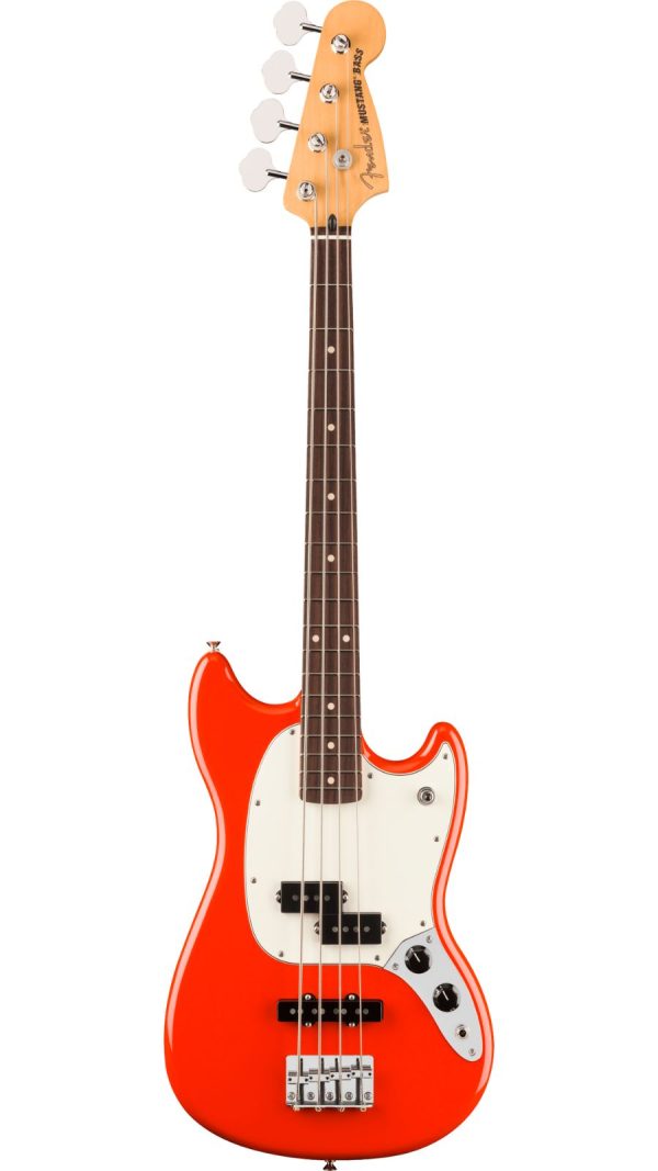 Player II Mustang Bass PJ | Rosewood FB | Coral Red