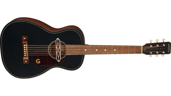 Jim Dandy DELTOLUXE Parlor Guitar | Black Top