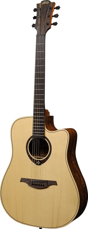 Lag T270DCE | Tramontane Cutaway Dreadnought Guitar | Pickup |Nat