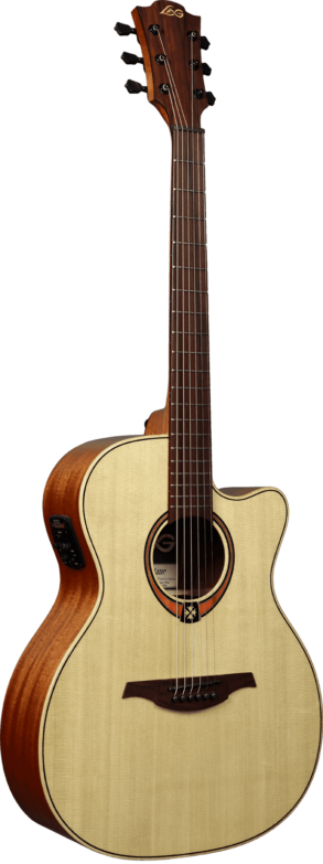 Lag T88ACE Tramontane Cutaway Auditorium Guitar | with Pickup | Nat