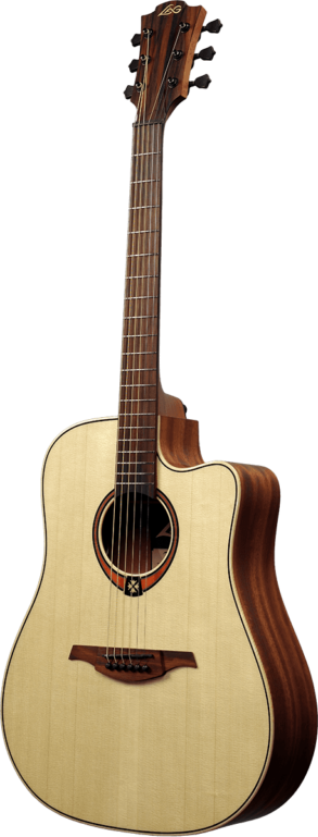 Lag T88DCE | Tramontane Dreadnought Cutaway Guitar |Pickup | Nat