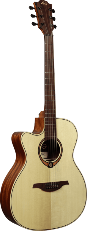 Lag TL88ACE | Tramontane Cutaway Auditorium  | with Pickup | lefthand