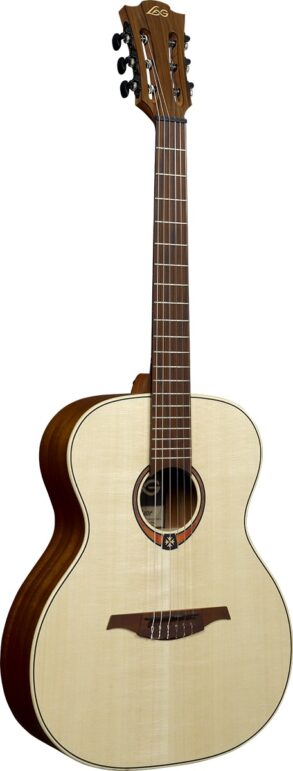 Lag TN70A Natural | Tramontane Nylon Auditorium Guitar | Solid Spruce