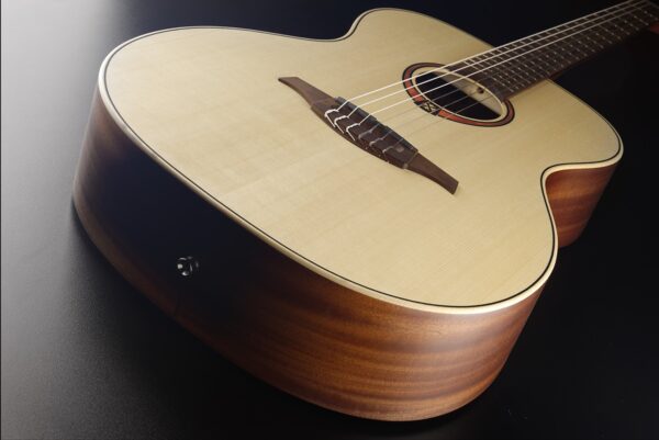 Lag TN70A Natural | Tramontane Nylon Auditorium Guitar | Solid Spruce