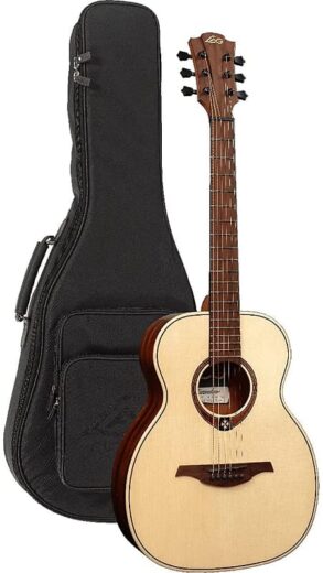 Lag Travel SP | Travel Guitar with Gigbag | Spruce