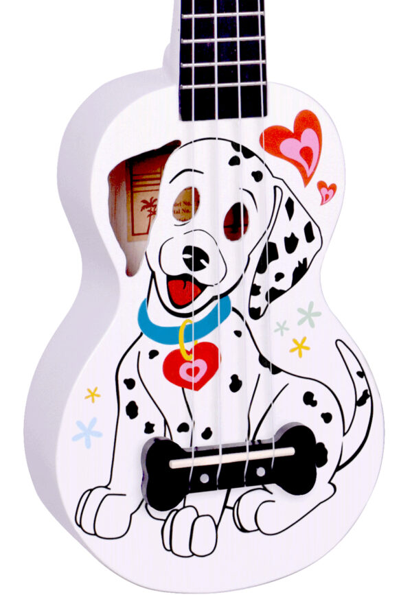 Mahalo U-Art Series Soprano Ukulele | Dalmatian Dog