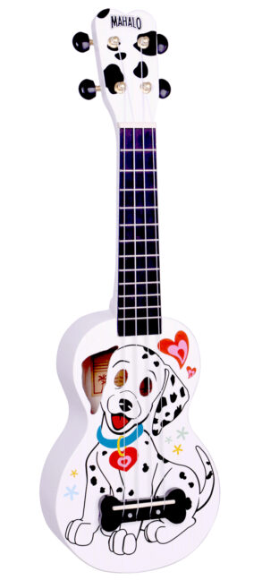 Mahalo U-Art Series Soprano Ukulele | Dalmatian Dog