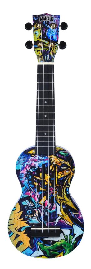 Mahalo Art Series Soprano Ukulele | Grafitti