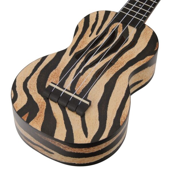 Mahalo Art Series Soprano Ukulele | Zebra