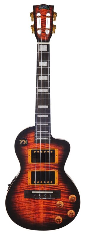 Mahalo Artist Elite Electric Guitar Ukulele | Sunburst