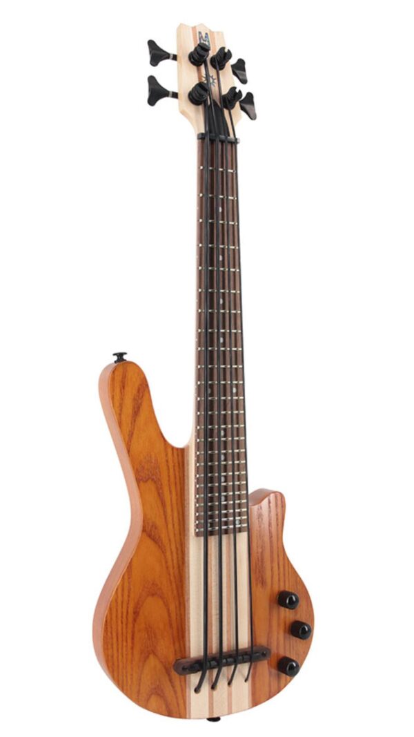 SX Bass Ukulele | USA Ash | Shadow Pre-amp | Trans Brown