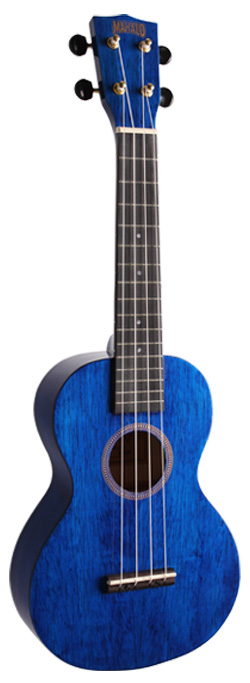 Mahalo MH2 Hano Concert Ukulele | Translucent Blue