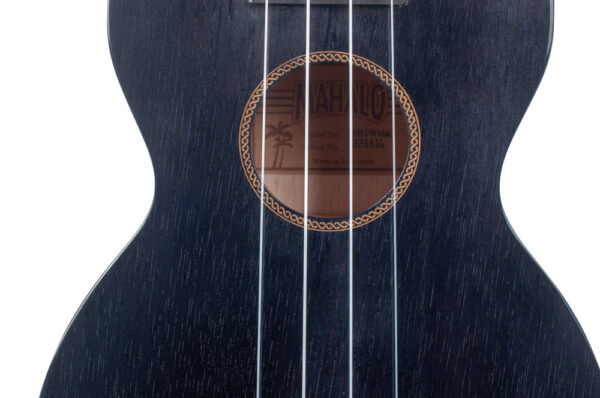 Mahalo MH2W Hano Wide Neck Concert Ukulele | Translucent  Black