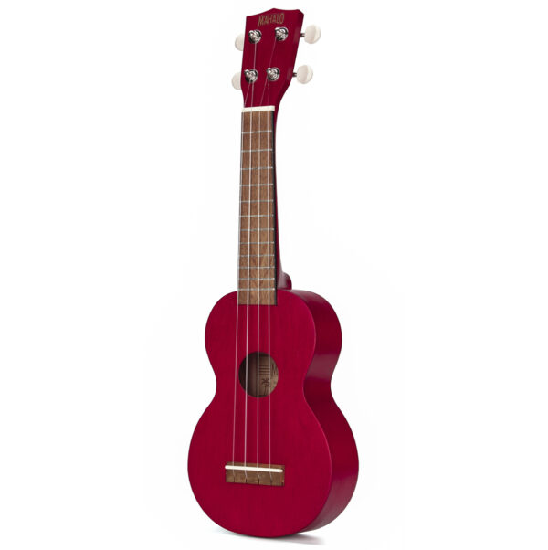 Mahalo MK1 Kahiko Soprano Ukulele | Translucent Red