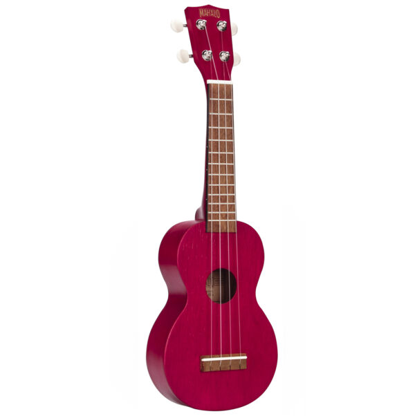 Mahalo MK1 Kahiko Soprano Ukulele | Translucent Red