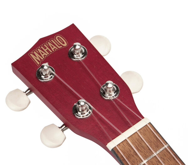 Mahalo MK1 Kahiko Soprano Ukulele | Translucent Red