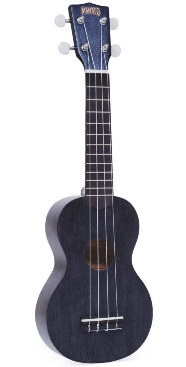 Mahalo MK1P Soprano Ukulele with Aquia Strings | Trans Black