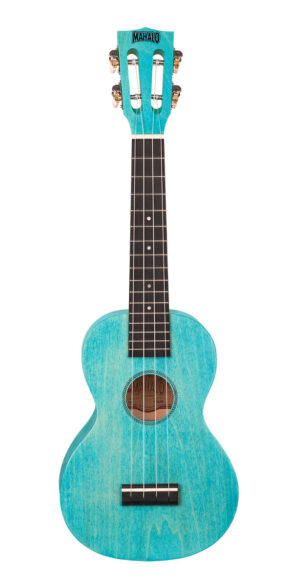 Mahalo Island Series Concert Ukulele |Aqua Blue