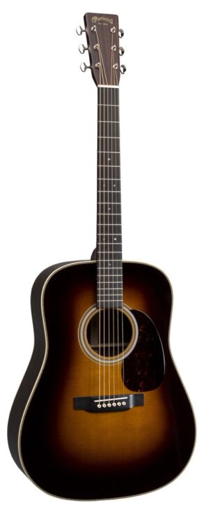 Martin HD28  Dreadnought Guitar | Sunburst with Herringbone Inlay