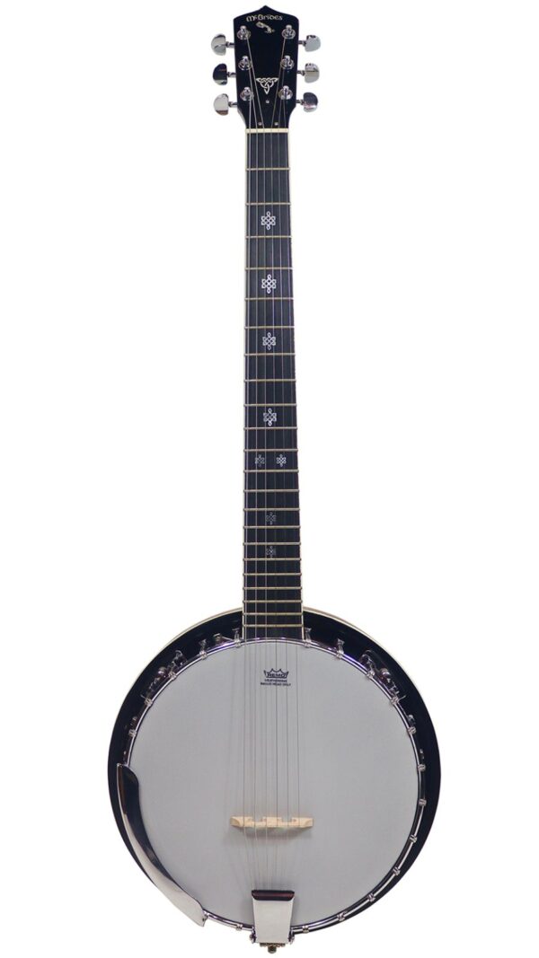 McBrides ST216 | 6 String Guitar Banjo | Celtic Inlay | no case