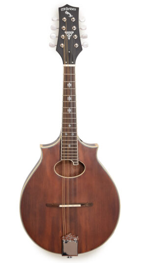 McBrides Symmetrical Two Point Mandolin | Dark Stained