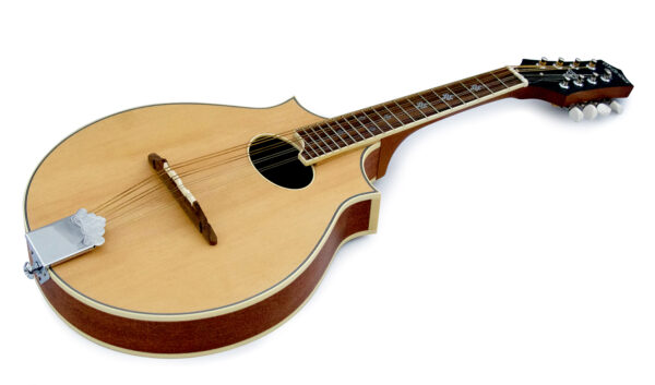 McBrides Symmetrical Two Point Mandolin | Natural Spruce