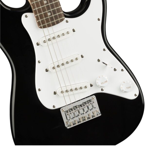 Squier Mini Stratocaster | Electic Guitar | Thin lightweight |Black