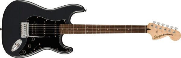 Squier Affinity HSS Strat Pack | Guitar, Amp +|Charcoal Frost Metallic