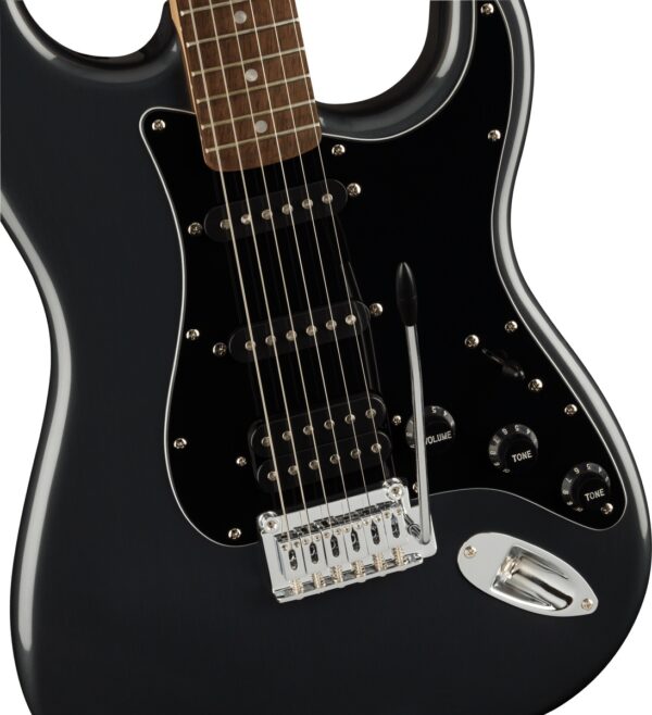 Squier Affinity HSS Strat Pack | Guitar, Amp +|Charcoal Frost Metallic