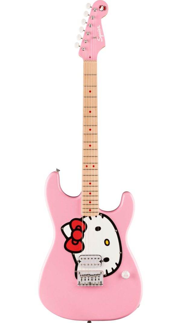 Ltd Ed Hello Kitty Stratocaster | Gig Bag |Maple FB, Pink