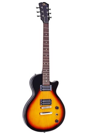 SX EEJ-3 Solid Body Junior Style Guitar with 2  P90 | Vintage Sunburst