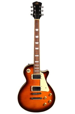 SX EF3D Single Cut Electric Guitar | Flame Maple Vintage Sunburst