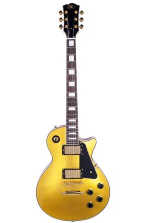 SX EH3 Single Cut Custom Style Guitar | Goldtop