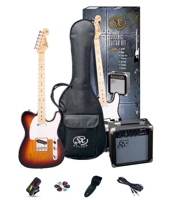 SX SE2 Electric Guitar Beginners Pack | Sunburst