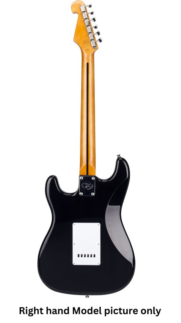 SX SST57 PLUS | 3/4 Electric Guitar and Gigbag | Black | Left hand