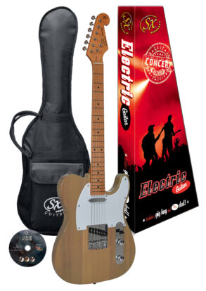 SX STL50 Electric Tele Guitar Pack | Butterscotch