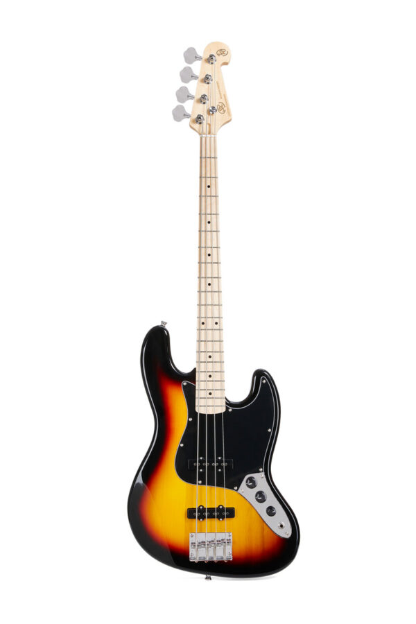 SX SBM Series J Bass Guitar | 3 Tone Sunburst