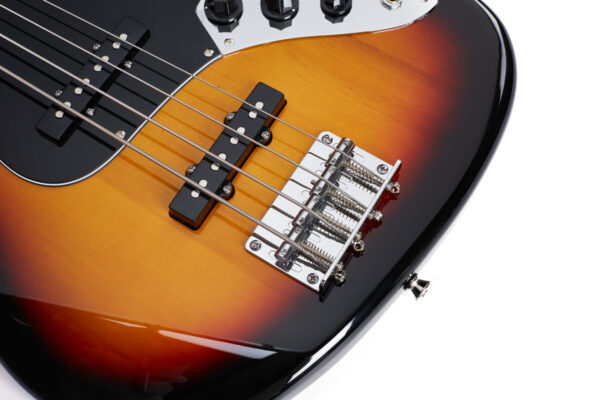 SX SBM Series J Bass Guitar | 3 Tone Sunburst