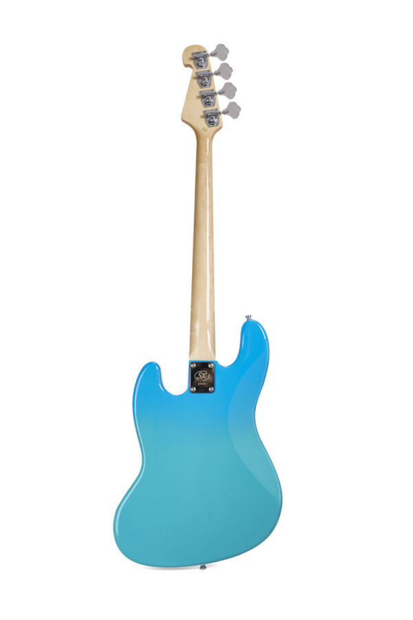 SX SBM Series J Bass Guitar | Blue Glow